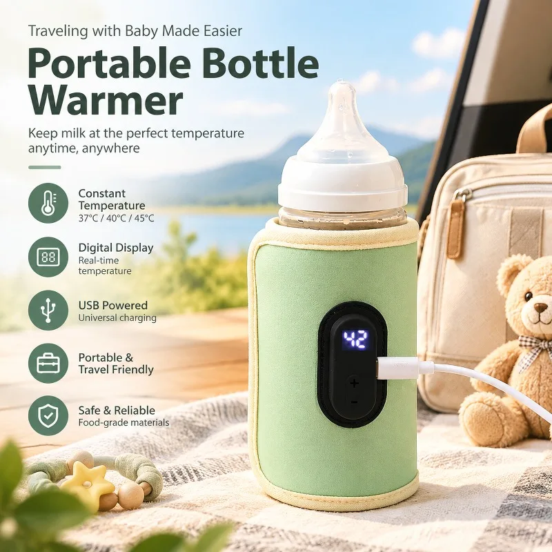 Baby Food Warmer - Pemanas Botol Susu Bayi Portabel dengan