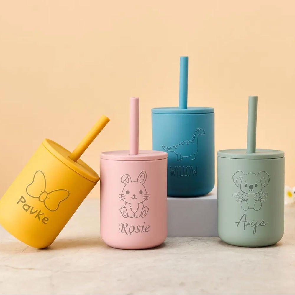Gelas Sedotan Silikon untuk An - Baby Food Jars With Lids ulasan dan harga