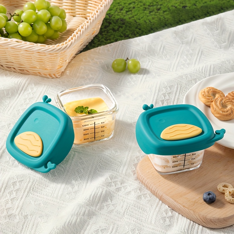 Wadah Makanan Bayi Kaca 120/18 - Baby Food Jars With Lids ulasan dan harga