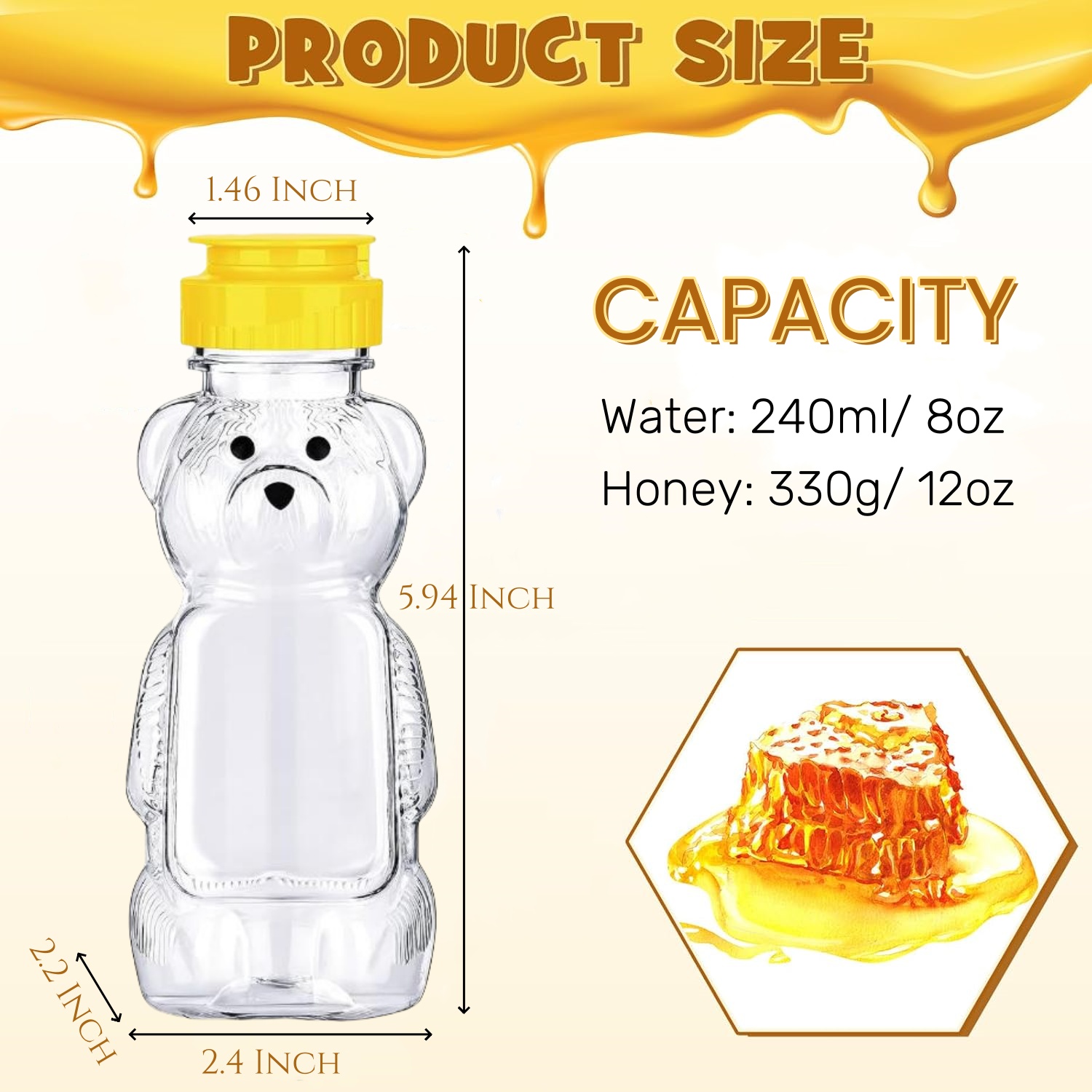 Botol madu beruang plastik, 12 - Baby Food Jars With Lids ulasan dan harga
