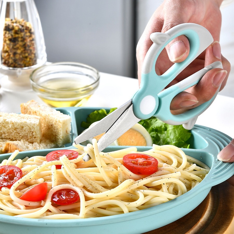 Gunting makanan tambahan, gunt - Baby Food Scissors ulasan dan harga